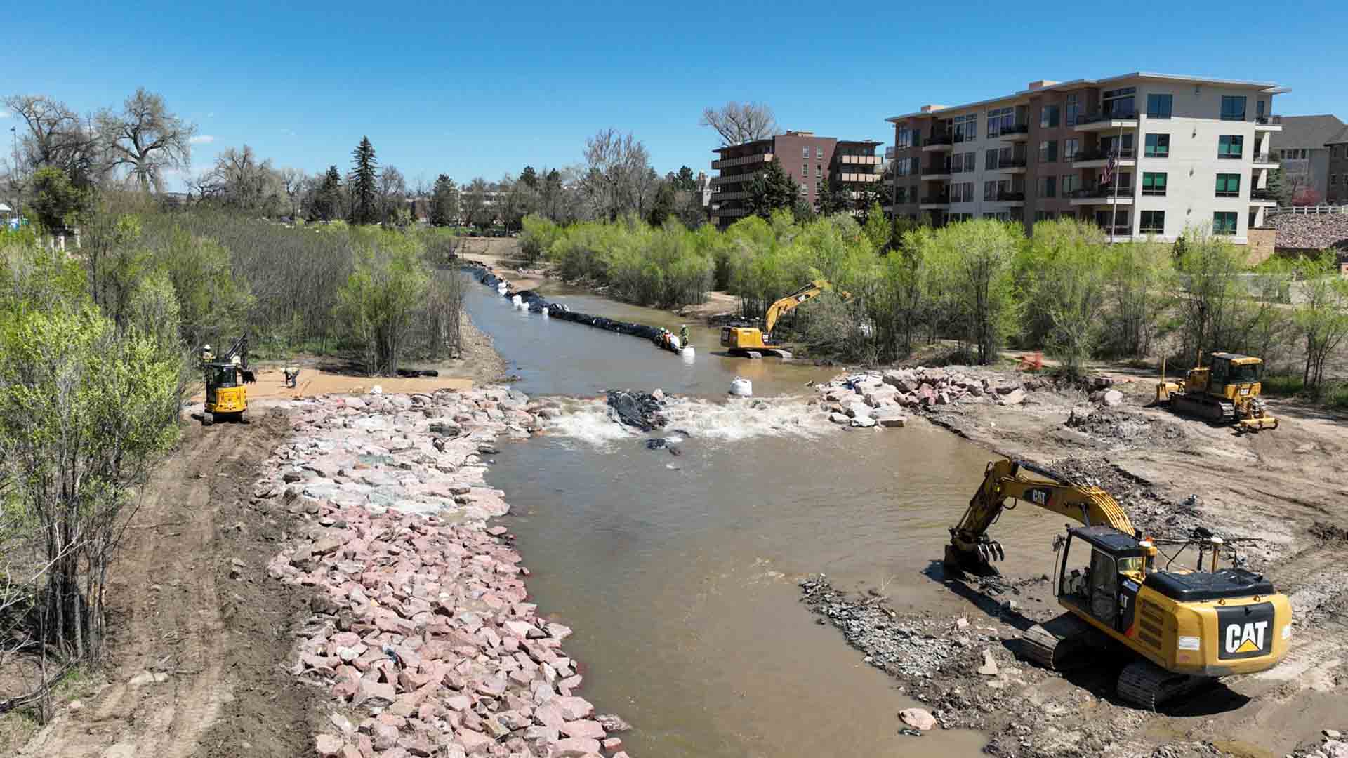 Monument Creek stabilization project